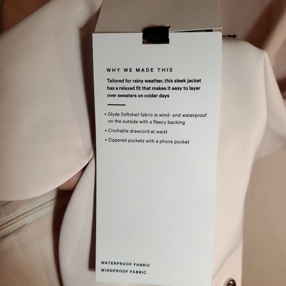 Size 4 Glyde Along Softshell Lululemon - Picture 11 of 13